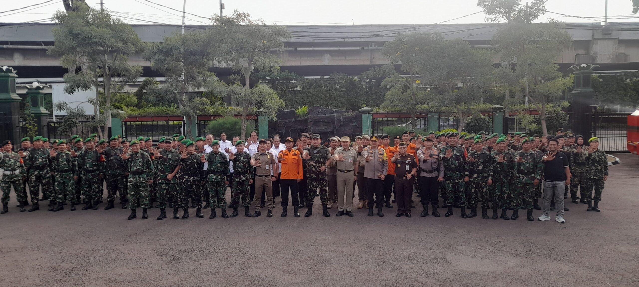 Kodim 0502/Jakarta Utara Gelar Patroli Gabungan 3 Pilar Jelang Pergantian Tahun
