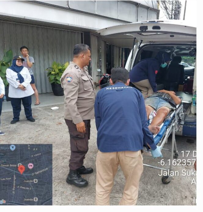 
					Polri dan Unsur Terkait Tindak Lanjuti Laporan Orang Terlantar Diduga Stroke di Kebon Kelapa