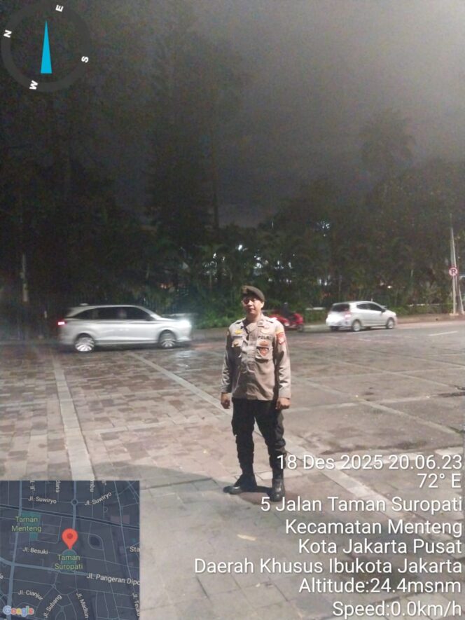 
					Polisi Siaga Malam di Taman Suropati, Warga Menteng Merasa Aman