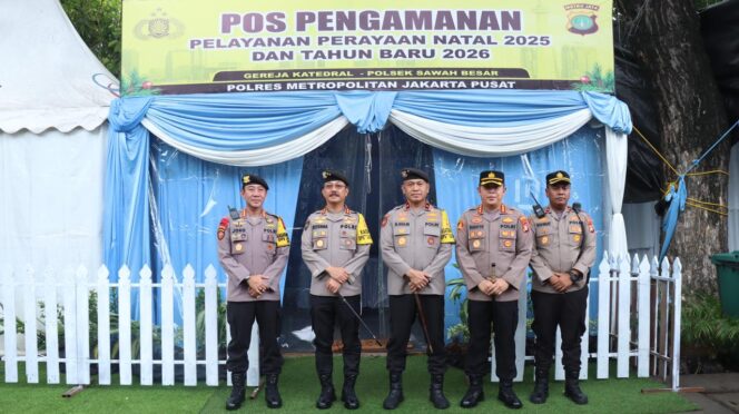 
					Pengecekan Pospam dan Gereja Katedral, Polri Pastikan Pengamanan Natal 2025 Berjalan Optimal