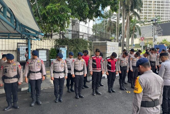 
					44 Personel Gabungan Amankan Nataru, Pospam Bundaran HI Gelar Apel Kesiapsiagaan
