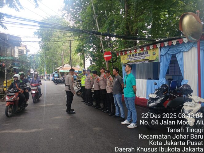 
					Apel Pospam Kota Paris, Polsek Johar Baru Siapkan Personel Hadapi Pengamanan Nataru 2025–2026