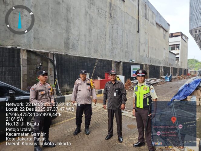 
					Upaya Memelihara Kamtibmas Pada Objek Vital, Polsek Metro Gambir Hadir di PT Pelni
