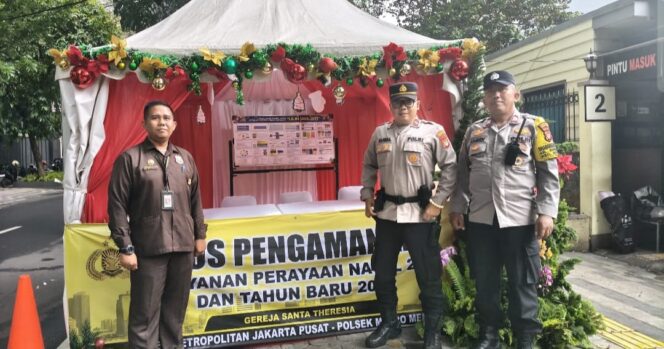 
					Pastikan Ibadah Aman, Polisi Tinjau Kesiapan Natal 2025 di Gereja St Theresia Menteng