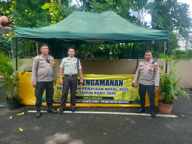 
					Polisi Perkuat Pengamanan, Gereja Anglikan Kebon Sirih Siap Sambut Natal 2025