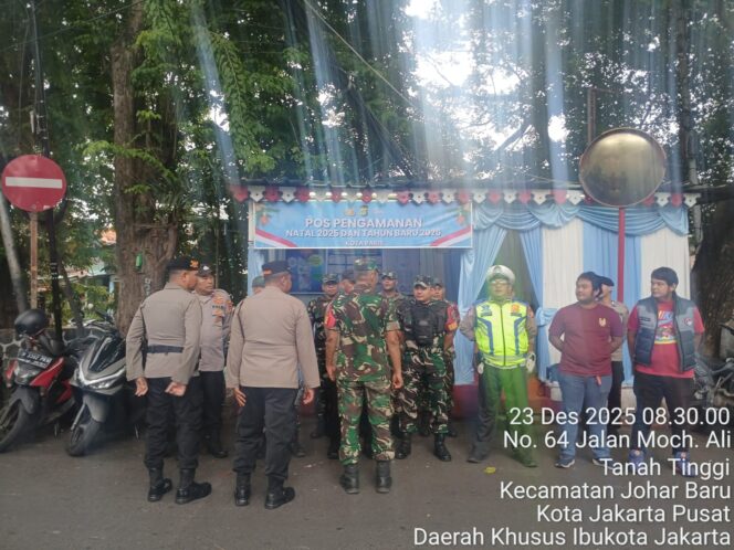 
					Tinjau Pospam Kota Paris, TNI–Polri Pastikan Keamanan Perayaan Natal 2025 dan Tahun Baru 2026