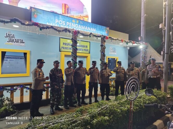 
					Patroli Tiga Pilar Menteng Intensifkan Patroli Jelang Nataru di Pospam Bundaran HI