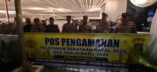 
					Tiga Pilar Menteng Perkuat Pospam Nataru Gereja GPIB Paulus Jelang Natal 2025
