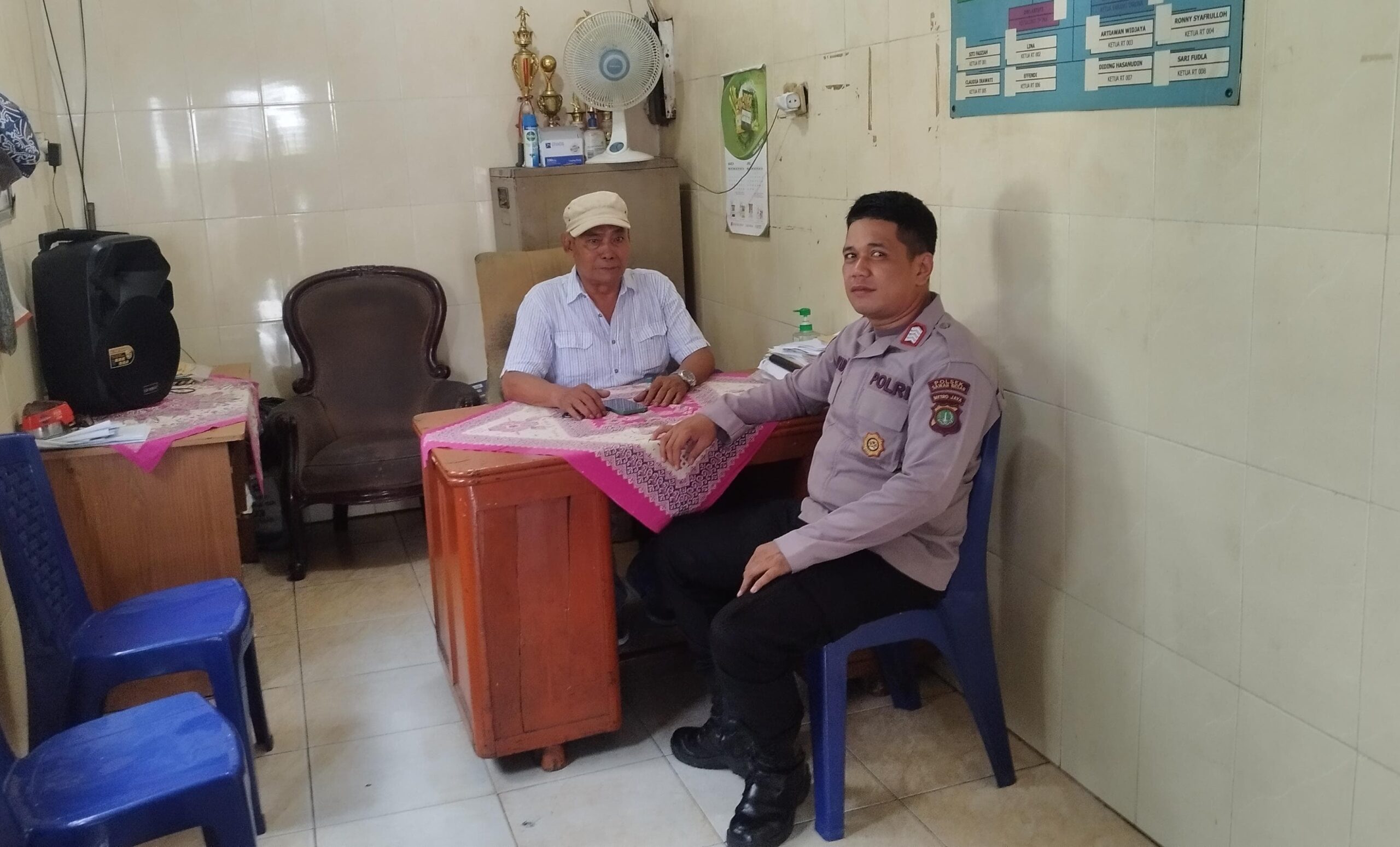 Patroli Sore Unit Samapta Jaga Kamtibmas Pasar Baru Sawah Besar