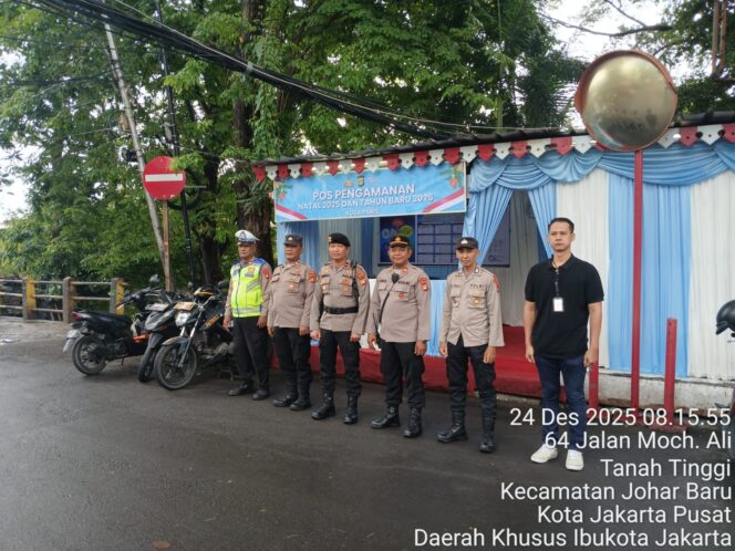 
					Apel Personel Pospam Nataru 2025–2026, Polsek Johar Baru Pastikan Kesiapan Pengamanan