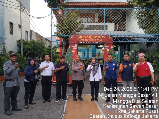 
					Tiga Pilar Mangga Dua Selatan Bersinergi Lakuakan Pengamanan Ibadah Natal