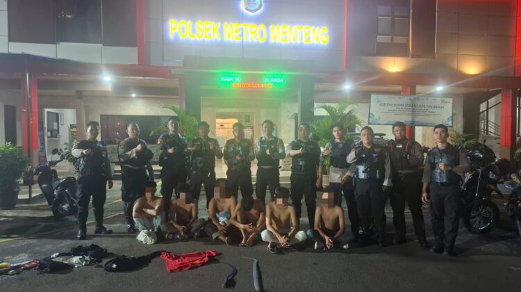 Enam Pelaku Diamankan Saat Patroli Perintis Presisi Jaga Jakarta Sisir Kawasan Menteng