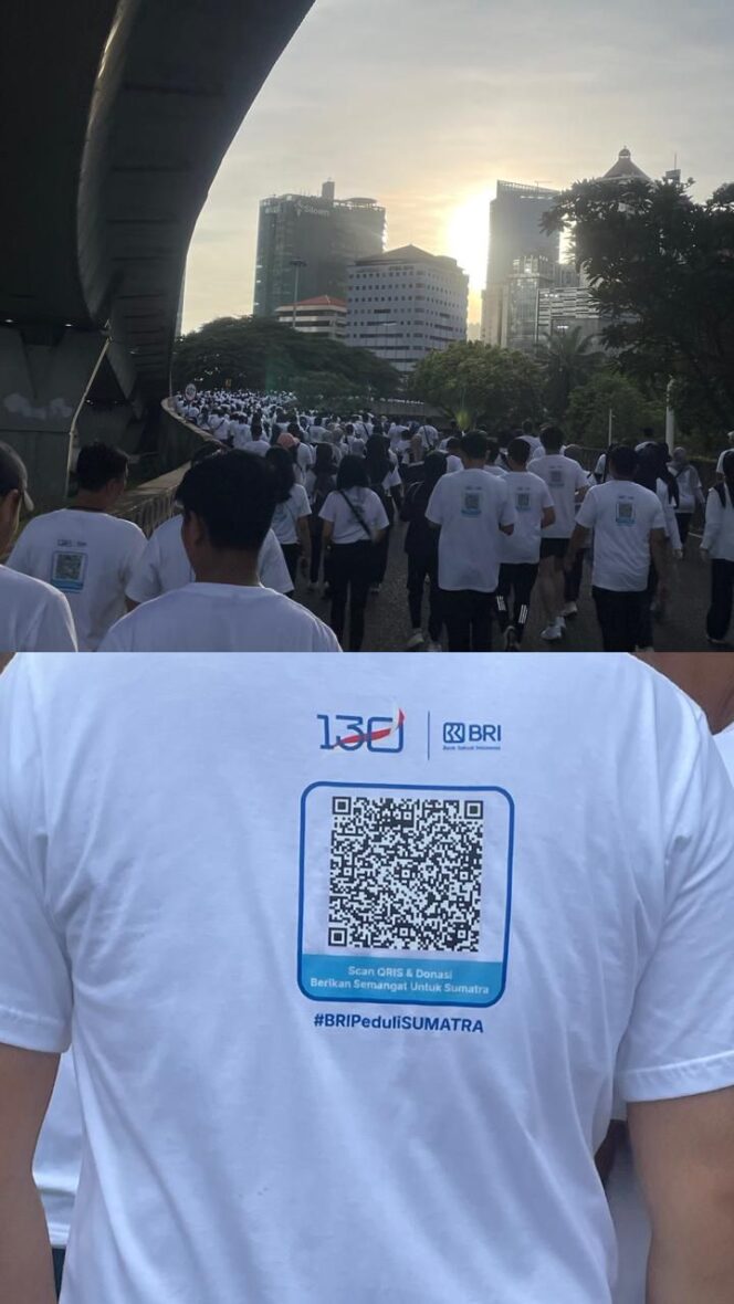 
					Satukan Langkah untuk Sumatera, HUT BRI ke-130