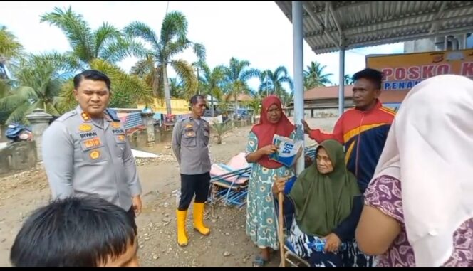 
					Kapolres Aceh Timur Tinjau Pengobatan Gratis dan Trauma Healing bagi Korban Banjir di Julok