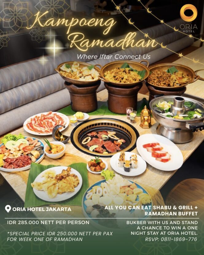 
					Kampoeng Ramadhan di Cazasuki Restaurant: Bukber Keluarga dengan Sajian Beragam