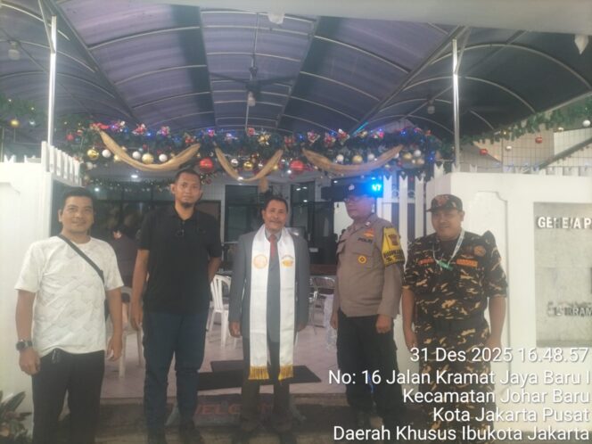 
					Ibadah Malam Tahun Baru, Polisi Lakukan Pengamanan dan Monitoring di Gereja Bethesda