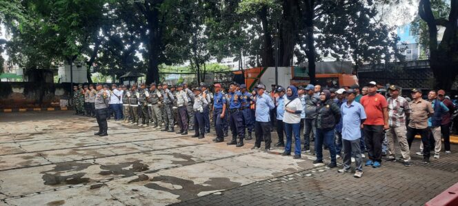 
					Tiga Pilar Kecamatan Tanah Abang Gelar Apel Pengamanan Malam Tahun Baru 2026