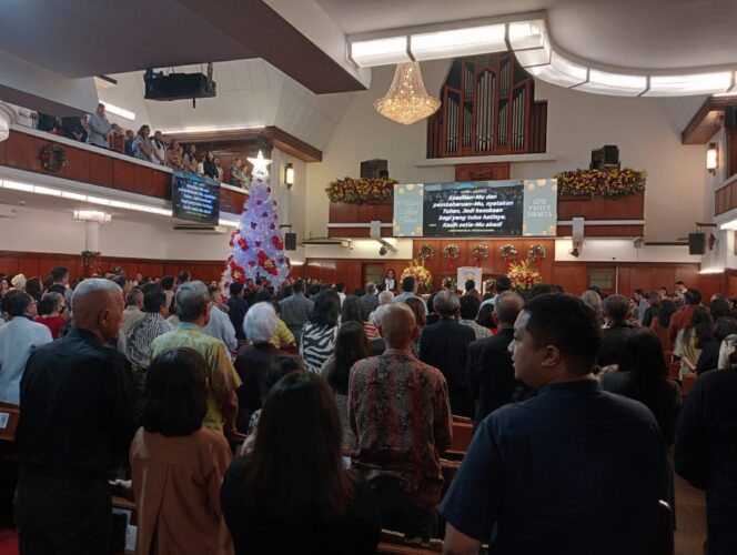 
					Pengamanan Misa Malam Tahun Baru di GPIB Paulus Menteng Berjalan Aman dan Kondusif
