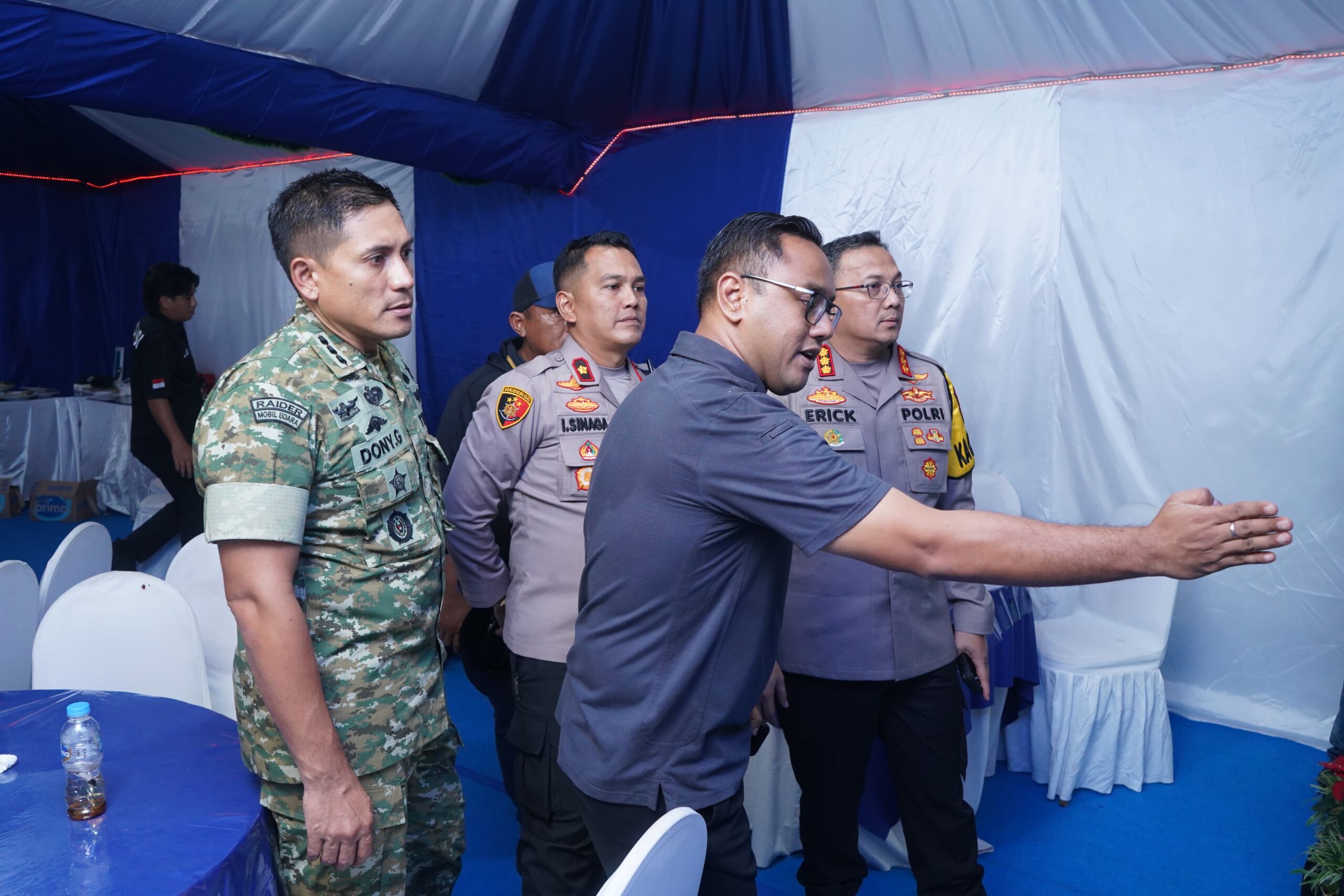 Dandim 0502/JU Monitoring Perayaan Malam Tahun Baru di Jakarta Utara.