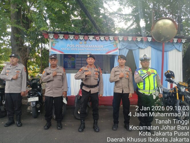 
					Apel Personel Pospam Kota Paris, Polisi Pastikan Kesiapan Pengamanan Nataru di Johar Baru