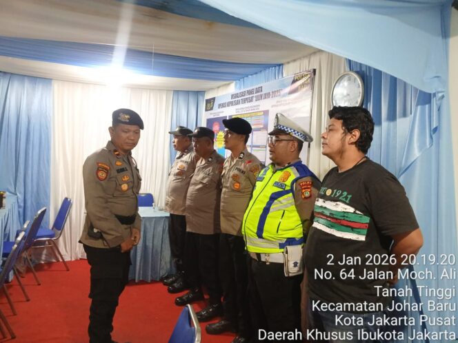 
					Kaposko Pimpin Apel Personel Pospam Kota Paris, Pastikan Kesiapan Pengamanan Nataru di Johar Baru