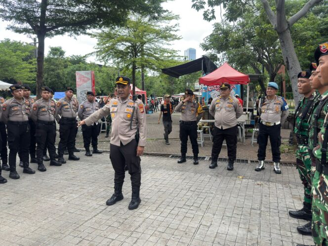 
					Apel Gabungan Pelayanan” BRI Liga 1 di GBK, Polisi-TNI Siaga Penuh