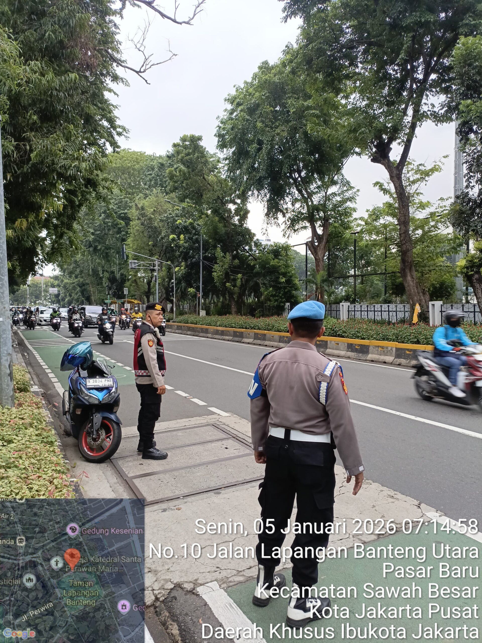 Pelayanan Pagi Polsek Sawah Besar, Polisi Pastikan Warga Nyaman Beraktivitas