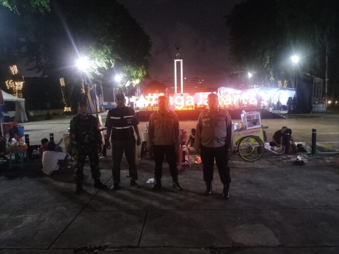
					Patroli Malam Tiga Pilar Sawah Besar” Cegah Gangguan Kamtibmas Jelang Tengah Malam