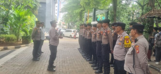 
					Ciptakan Situasi Kondusif, Polri Gelar Apel Pengamanan Sidang Kasus Pidum di PN Jakpus