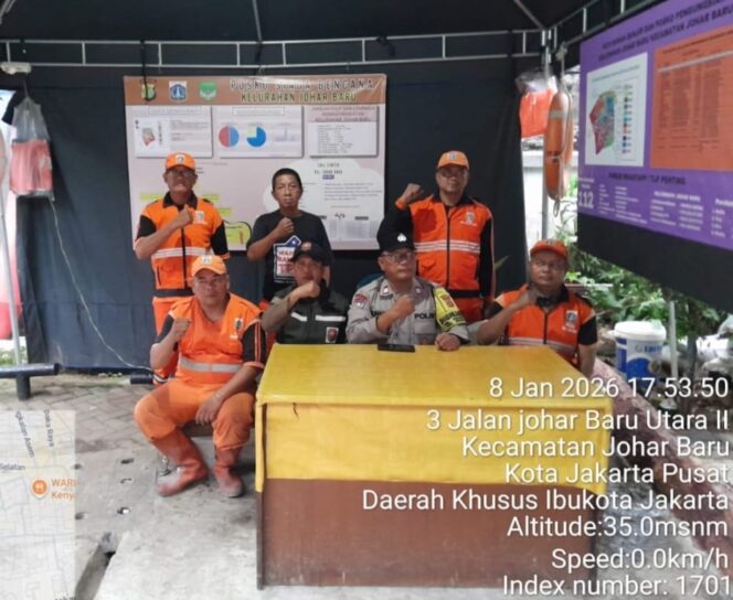 
					Sinergi Polisi, Satpol PP, dan PPSU Jaga Kondusivitas Johar Baru