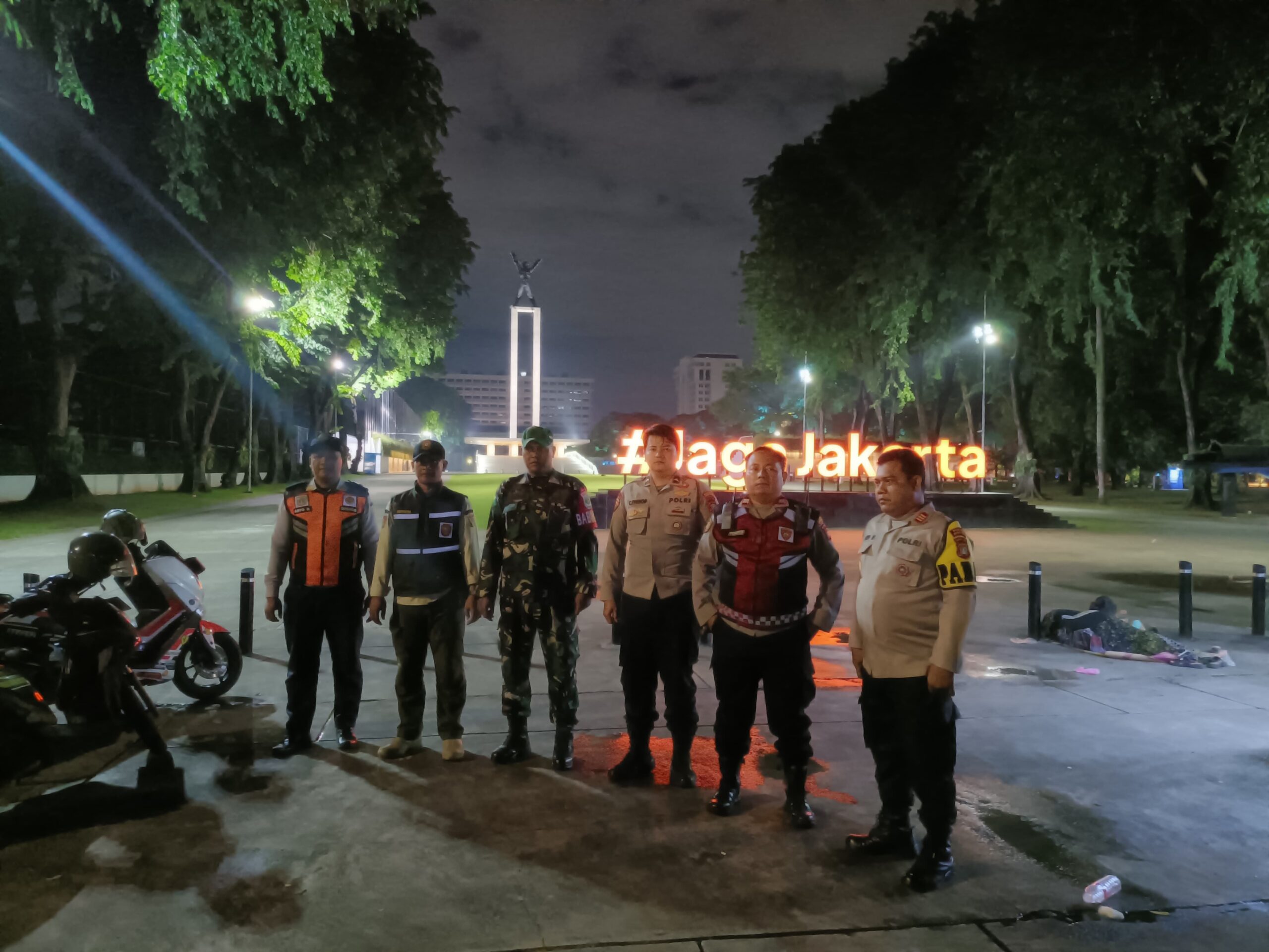 Patroli Jelang Malam 3 Pilar” Jaga Jakarta Jaga Lingkungan di Sawah Besar