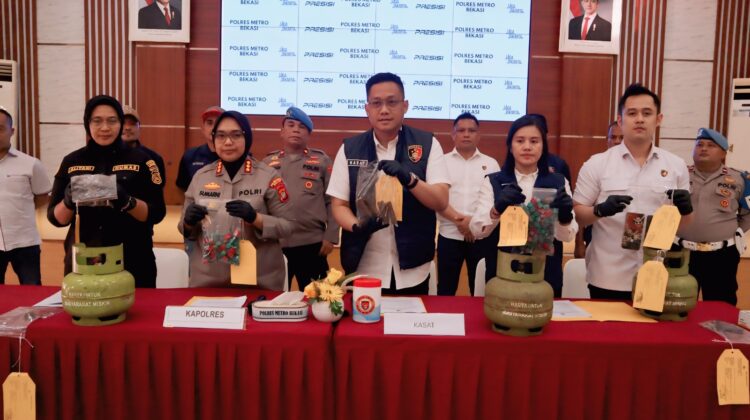 Polres Metro Bekasi Bongkar Praktik “Gas Suntik”, Lindungi Konsumen dan UMKM dari Penyalahgunaan Subsidi