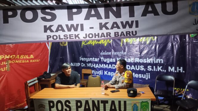 
					Perbatasan Rawan Dijaga Ketat, Polisi Standby di Pos Pantau Kawi-Kawi hingga Dini Hari