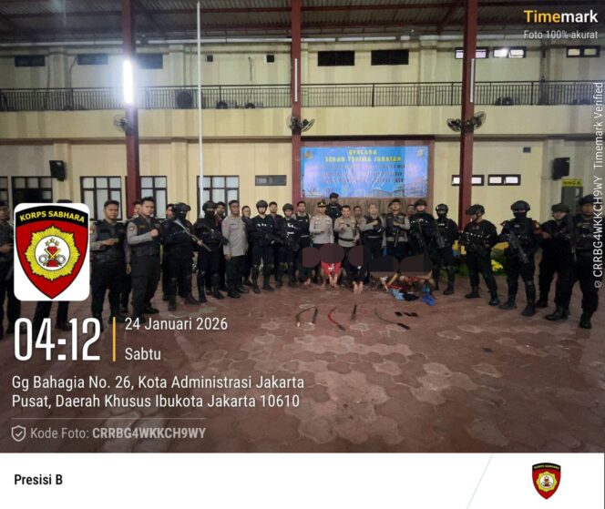 
					Tawuran Berhasil di Cegah di Kemayoran, Patroli Presisi Ringkus 6 Remaja Bersenjata Tajam