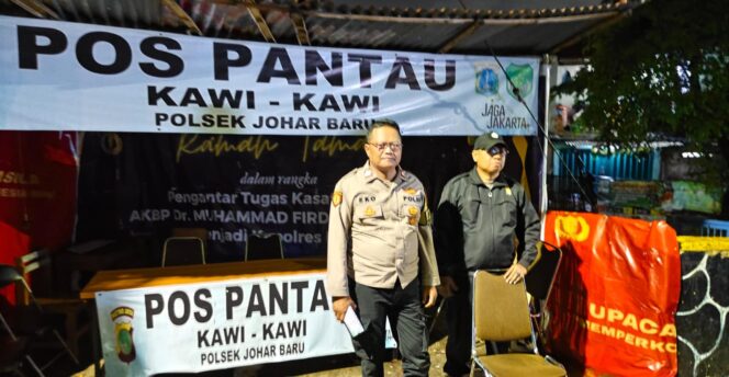 
					Jaga Titik Rawan Batas Wilayah, Polisi Standby di Pos Kawi-Kawi hingga Dini Hari