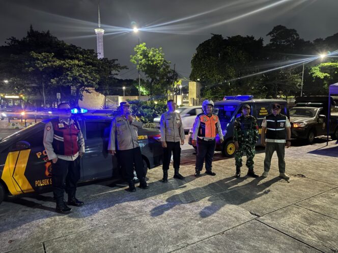 
					Jelang Malam Bersama Tiga Pilar Sawah Besar, Lakukan Penjagaan Di Sepuran Lapangan Banteng