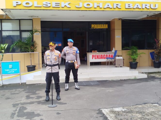 
					Pimpin Apel Pagi, Kapolsek Johar Baru Tekankan Kedisiplinan dan Antisipasi Tawuran