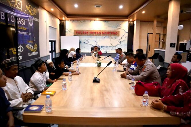 
					Polsek Metro Menteng Gelar Santunan Anak Yatim Piatu, Wujud Kepedulian dan Penguatan Nilai Kemanusiaan