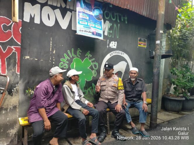
					Sambang Warga RW 04 Galur, Bhabinkamtibmas Perkuat Sinergi Jaga Kamtibmas