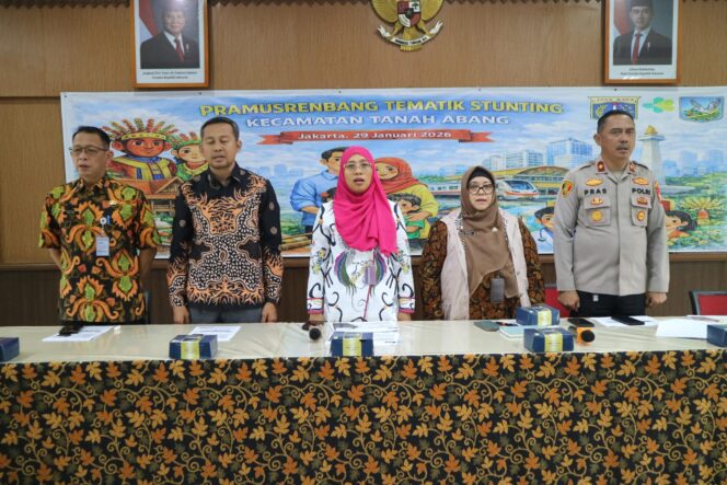 
					Tiga Pilar Perkuat Sinergi dalam Rakor Pra Musrenbang Tematik Stunting Kecamatan Tanah Abang