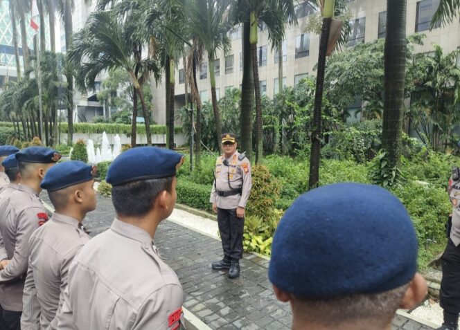 
					Polsek Metro Menteng Gelar Apel Pasukan, Amankan Aksi Unras di Kantor PBB