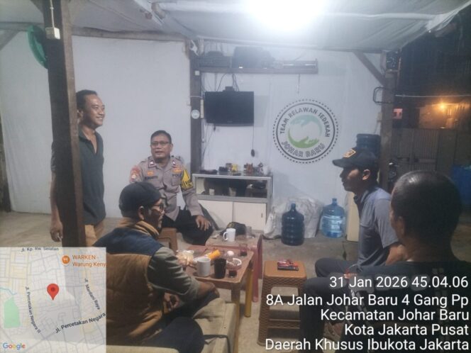 
					Pendekatan Humanis di Malam Libur, Cooling System Jaga Kondusivitas Johar Baru