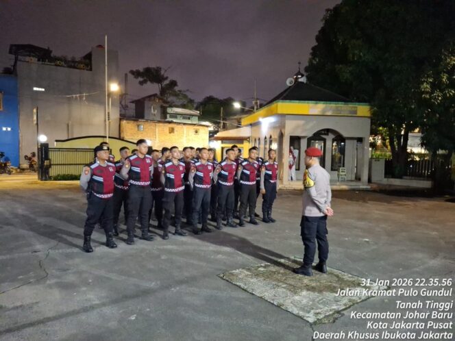 
					Dalmas Polda Metro Jaya Turun ke Johar Baru, Pengamanan Malam Diperketat Cegah Guantibmas
