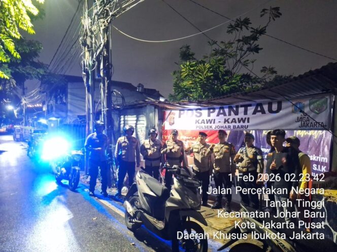 
					Sisir Wilayah Rawan Dini Hari, Polsek Johar Baru Pastikan Situasi Aman Lewat Patroli Cipta Kondisi