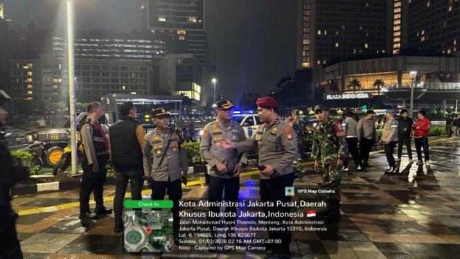 
					Patroli Pekat Jaya 2026, Polsek Metro Menteng Amankan Bundaran HI Dari Balap Liar