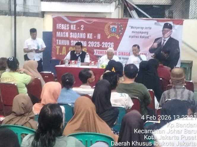 
					Bhabinkamtibmas Hadiri Reses Anggota DPRD DKI Jakarta di Johar Baru, Kegiatan Berlangsung Aman