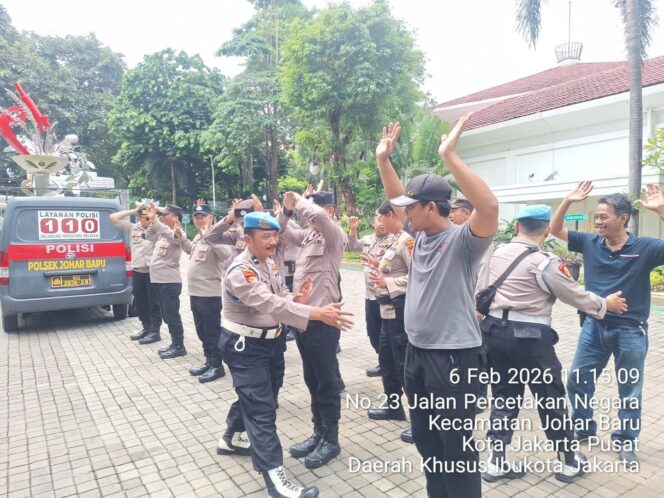
					Apel Pelayanan Pengamanan Aksi Unjuk Rasa di Kantor BPOM Johar Baru Berlangsung Kondusif