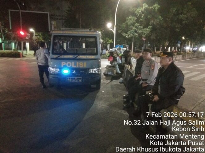 
					Wakapolsek Metro Menteng Pimpin Patroli Cipta Kondisi, Jalan Sabang Dipastikan Aman dan Kondusif