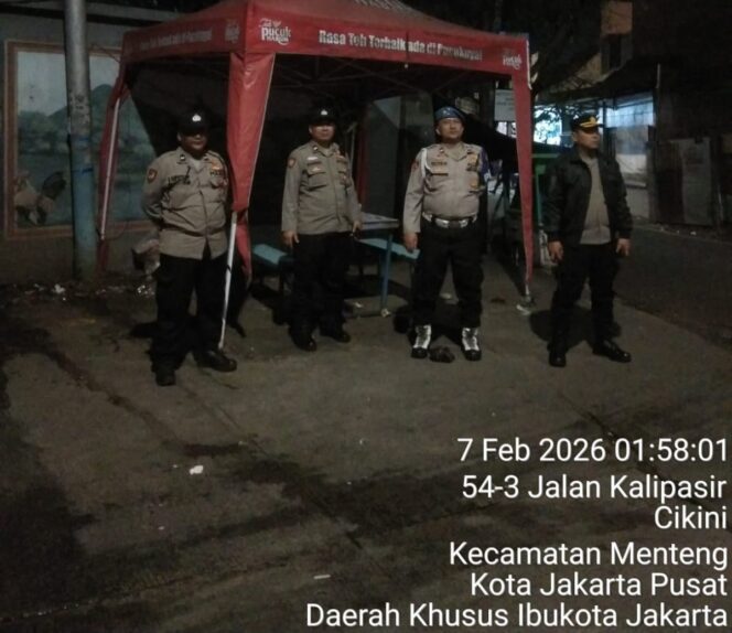 
					Cipta Kondisi Malam Hari, Polsek Metro Menteng Perkuat Patroli di Perbatasan Kwitang–Kalipasir