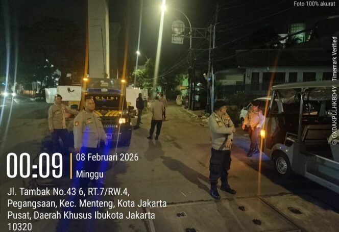 
					Polsek Metro Menteng Intensifkan Patroli Cipkon, Perbatasan Manggarai–Tambak Jadi Fokus Pengamanan